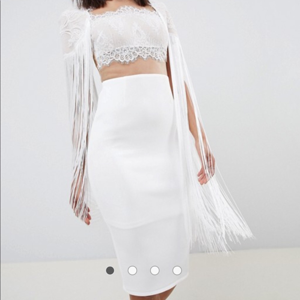 Ivory lace dress